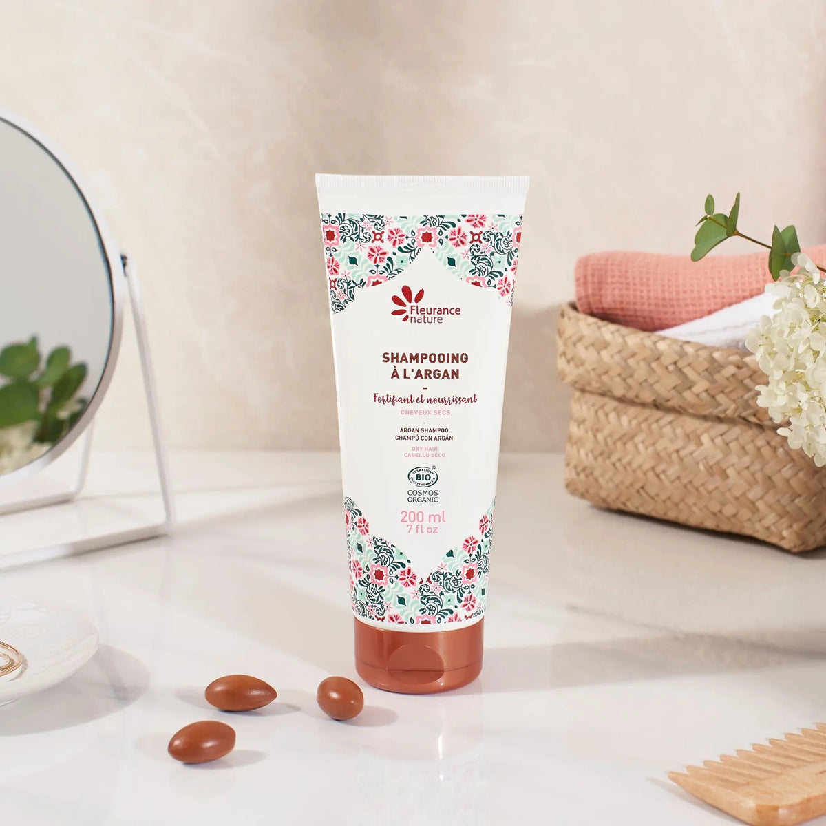 Био шампоан с арган Fleurance Nature 200 мл