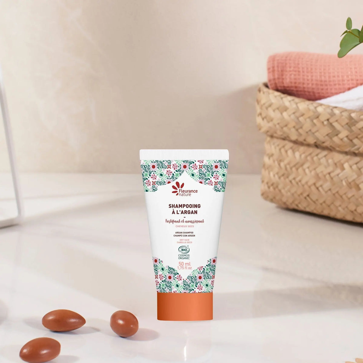 Био шампоан с арган Fleurance Nature 50 мл
