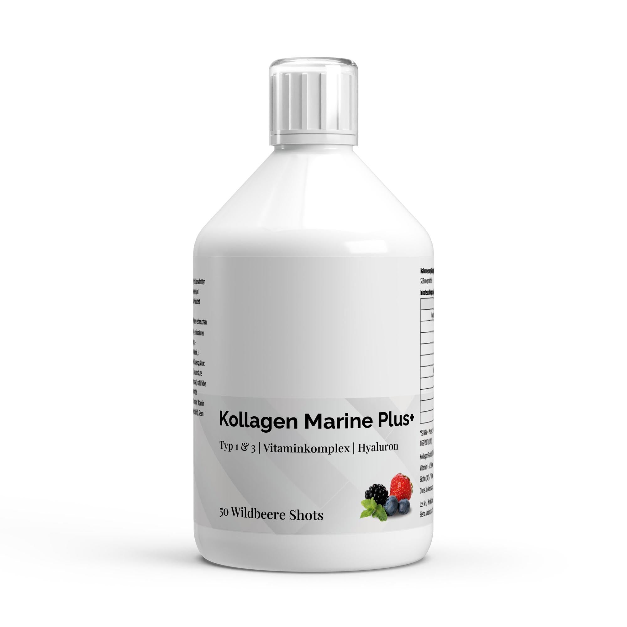 Collagen Marine Plus+ Shots – Wild Berry, 500ml (50 shots) | Pure Natura