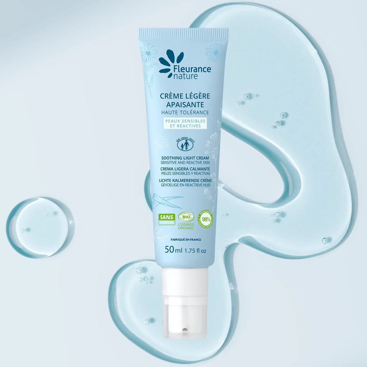 Лека успокояваща крем-грижа Fleurance Nature 50 мл