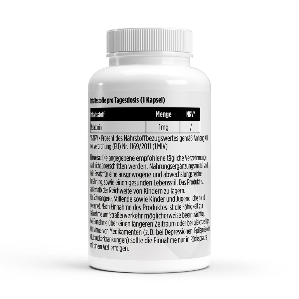 Melatonin 1mg – 75 Vegan Capsules | Pure Natura