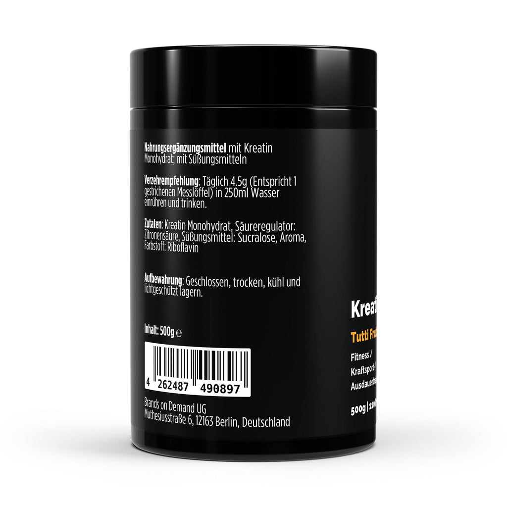 Креатин Монохидрат – Тутти Фрутти, 500 гр. | Pure Natura