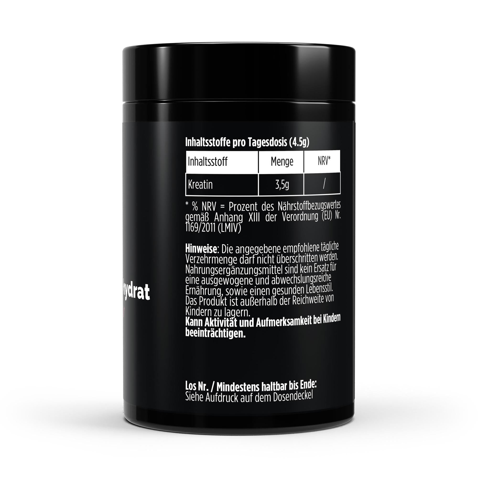 Creatine Monohydrate – Raspberry, 500g | Pure Natura