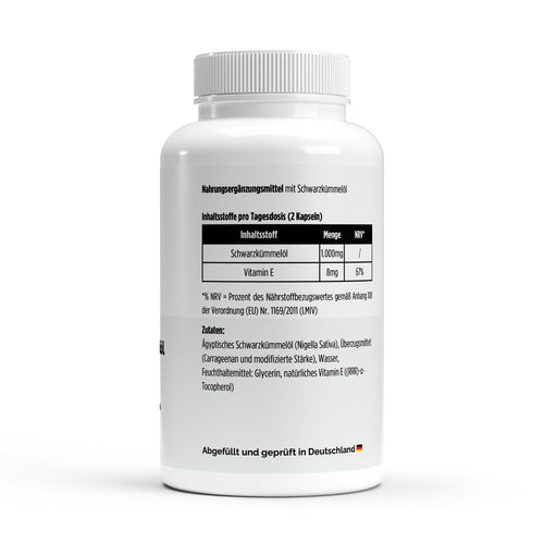 Масло от черен кимион 1000 mg – 240 веган софтгел капсули | Pure Natura