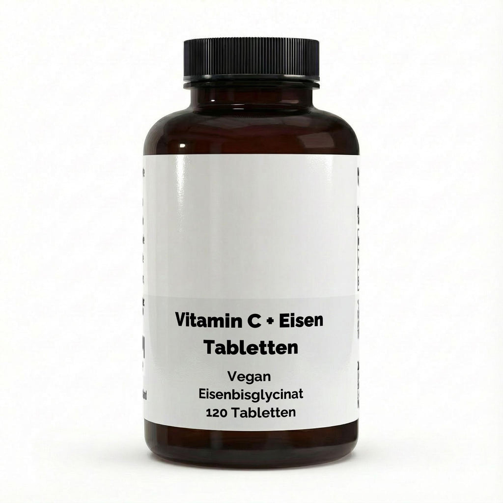 Желязо + Витамин С – 120 Веган Таблетки | Pure Natura