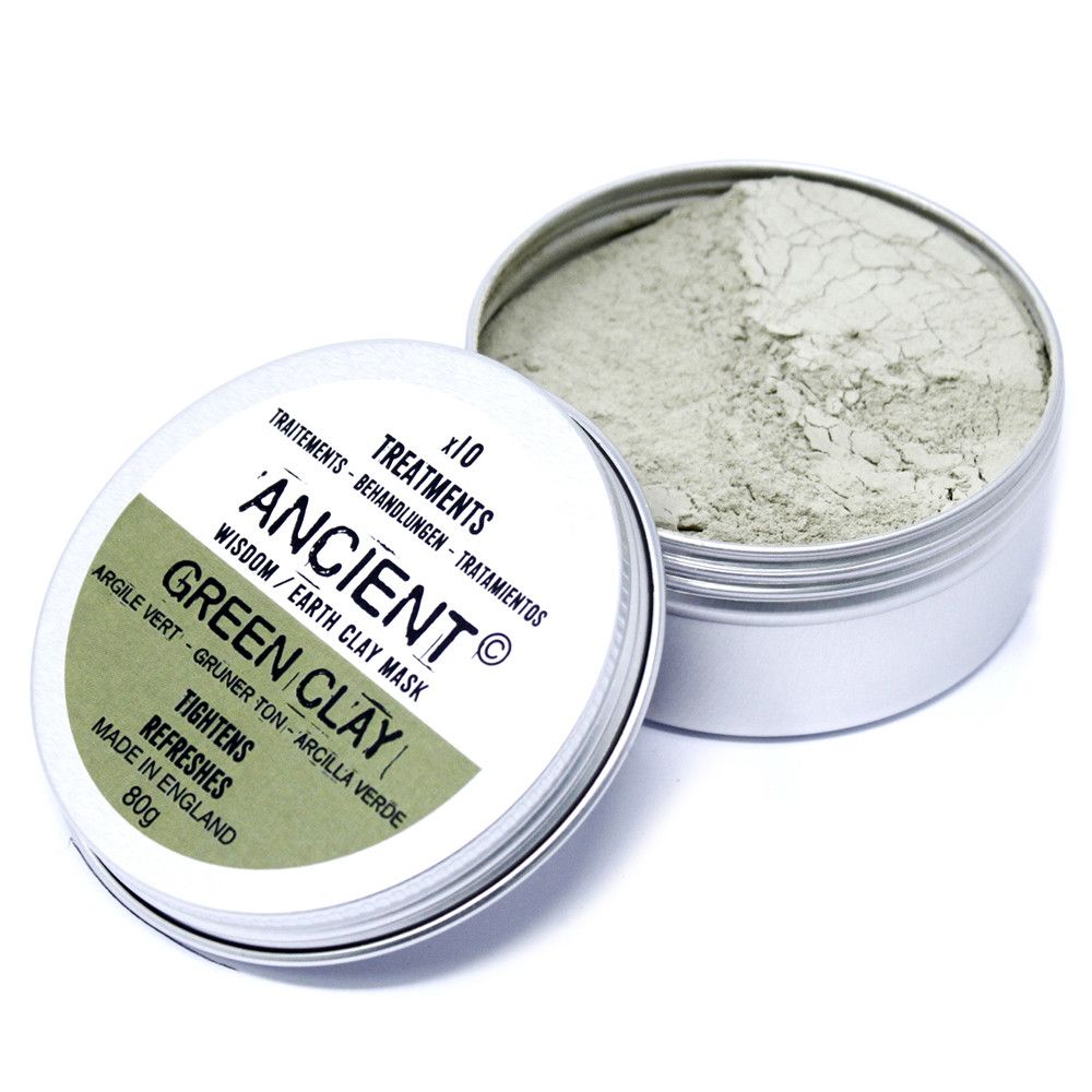 Маска за лице със зелена глина Ancient Wisdom 100 g